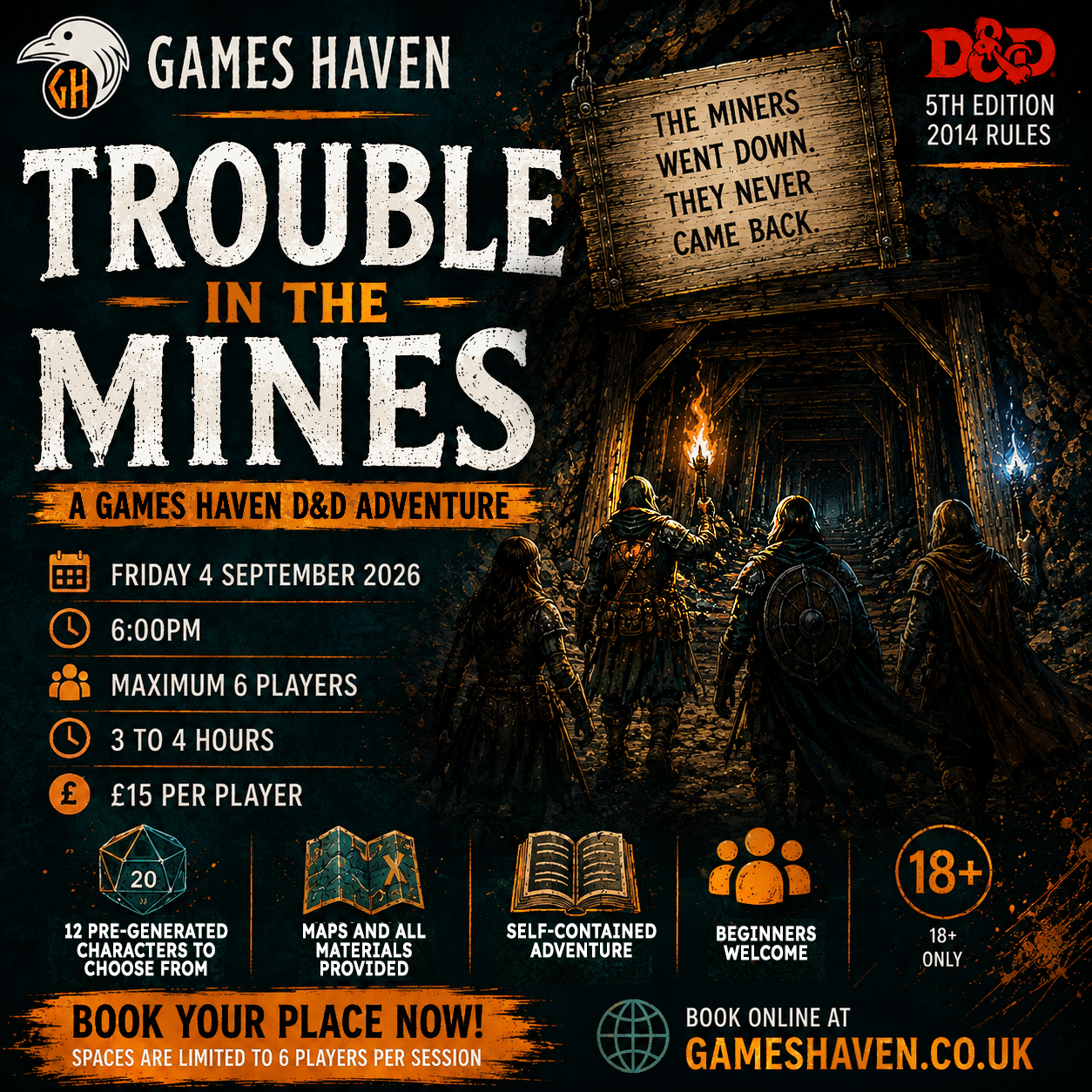 TROUBLE IN THE MINES | D&D ONE-SHOT