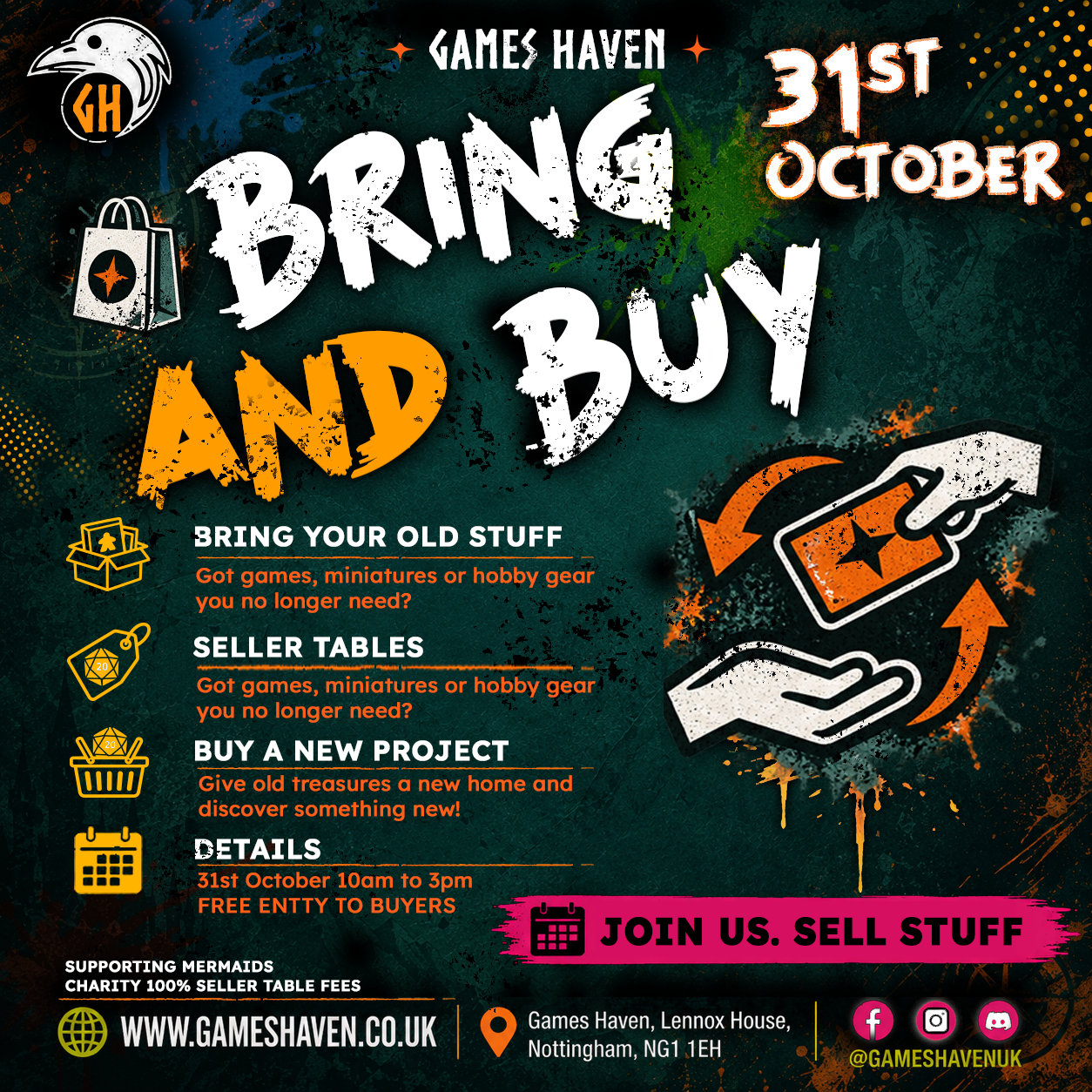 GAMES HAVEN - BRING AND BUY